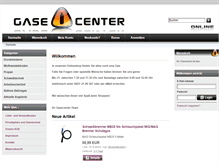 Tablet Screenshot of gasecenter-shop.de